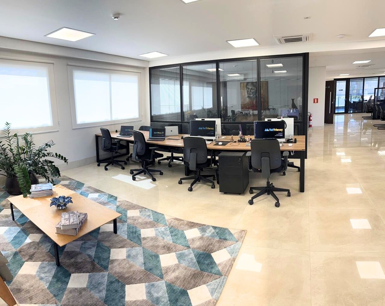 Área de operações da Netmoney